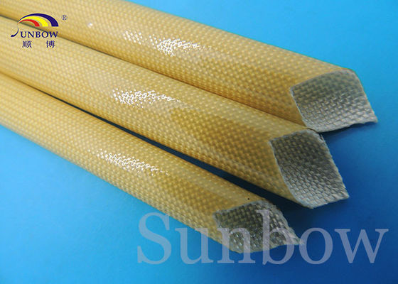 Chine ROHS &amp; Rated,voltage 300V polyurethane fiberglass sleeve (PU fiberglass sleeve) fournisseur