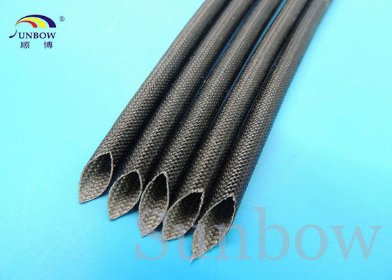 Chine Silicone Fiberglass Sleeving High Temperature 8mm Black fournisseur