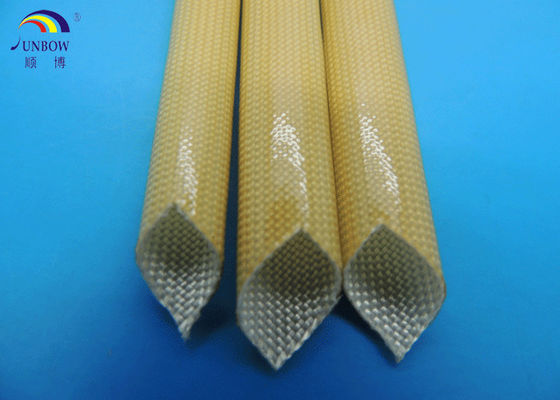 Chine Class F oil-resistant polyurethane fiberglass braided sleeving fournisseur