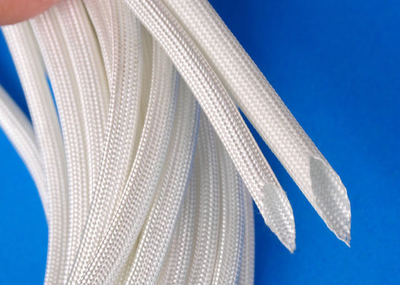 Chine 400ºC - fibre de verre 500ºC à hautes températures gainant la douille tressée de fibre de verre ignifuge fournisseur