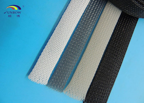 Chine Sleevings tressés expansibles de câble de noir de monafilament de polyester fournisseur