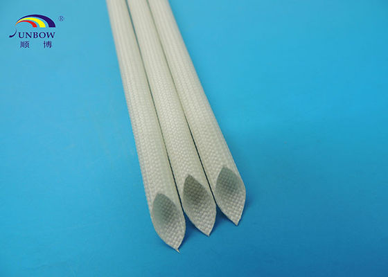 Chine Le caoutchouc de silicone enduit de douille tressée ignifuge de fibre de verre d'UL RoHS fournisseur