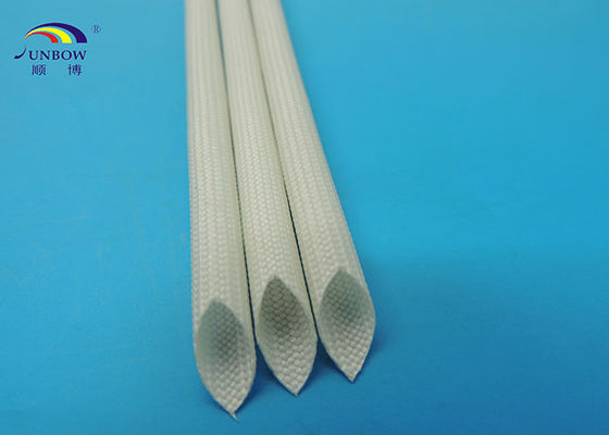 Chine Fibre de verre molle de silicone du blanc 1.5KV gainant pour le fil isolant l'appareil électrique fournisseur