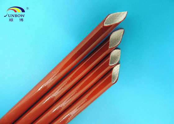 Chine Gainer tressé flexible de fibre de verre en caoutchouc de douille/silicone de fibre de verre d'approbation de l'UL E333178 fournisseur