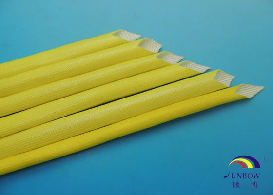 Chine La fibre de verre naturelle rouge noire jaune de résine acrylique de couleur a tressé gainer/douilles isolantes qui respecte l'environnement fournisseur