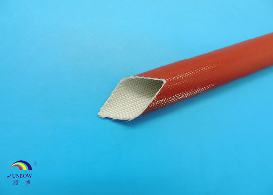 Chine Résine de silicone enduite gainante de fibre de verre expansible ignifuge flexible fournisseur