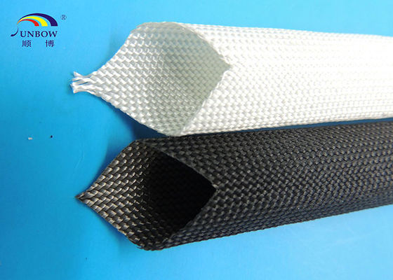 Chine fibre de verre à hautes températures tressée de fibre de verre de Non-alcali gainant pour la protection de câble d'isolation fournisseur