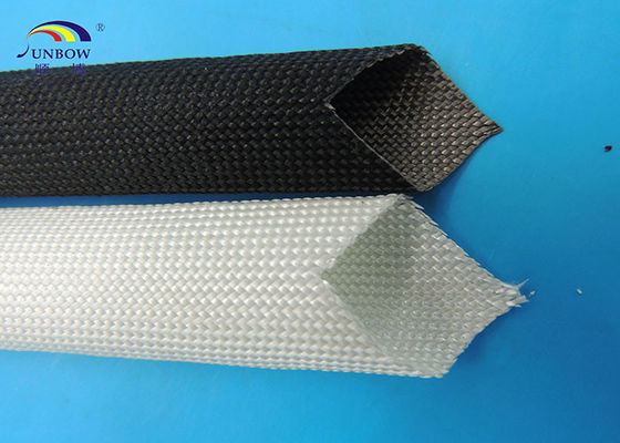 Chine Douilles gainantes d'isolation tressées par fibre de verre ignifuge pour des câbles équipés fournisseur