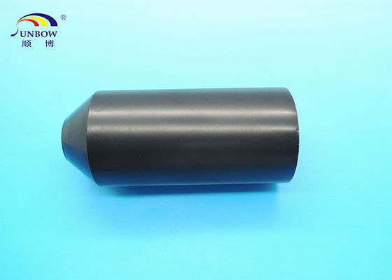 Chine Montures noires de rétrécissement de la chaleur de polyoléfine pour le cachetage de fil, monture de joint d'isolation fournisseur