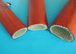 Rouge ignifuge de douille de fibre de verre enduite de silicone à hautes températures fournisseur