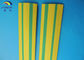 Tuyauterie de rétrécissement de la chaleur de polyoléfine de bande de vert jaune d'isolation/tube thermo-rétrécissable jaune et VW-1 vert ignifuge fournisseur