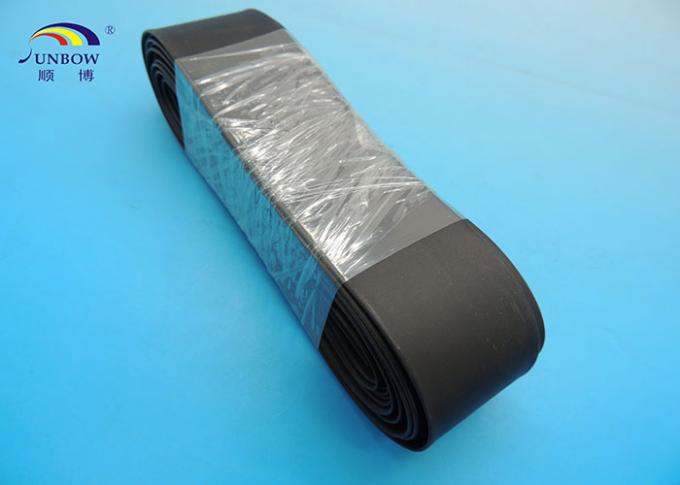 Noir flexible thermo-rétrécissable de la tuyauterie 20.0mm de polyoléfine de condition d'UL