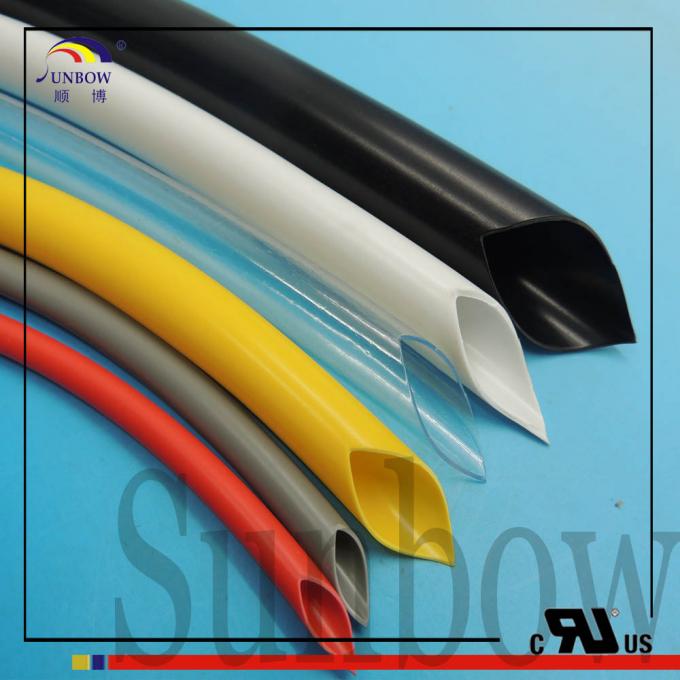 Douille claire électrique revêtue de PVC de tuyauterie en plastique flexible d'UL224 vw-1 pour le harnais de fil