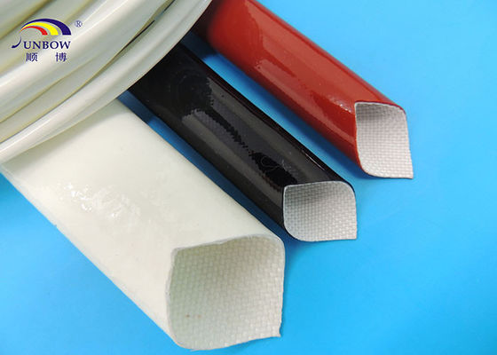 Chine Les fils électriques ont verni gainer de fibre de verre de silicone/la douille isolation de fibre de verre fournisseur