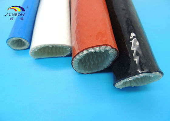 Chine Gainer de bonne qualité de preuve de feu de protection de douille de fibre de verre de silicone de tuyau fournisseur