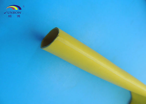 Chine Tuyauterie jaune rouge de rétrécissement de la chaleur de polyoléfine avec la taille de 30 - 250mm pour des joints et des terminaux fournisseur