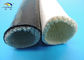 Douille de fibre de verre tressée par utilisation d'usine sidérurgique avec résistant à hautes températures de couverture de silicone fournisseur