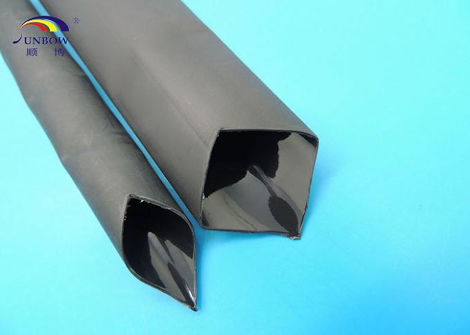 Polyoléfine thermo-rétrécissable irradiée semi-rigide (PO) avec le noir adhésif fusible du revêtement 12.0mm