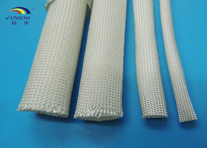 Douille thermique résistante à hautes températures de fil avec le tressage de fibre de verre de Non-alcali
